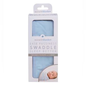 Miracle Baby Swaddle wrap baby blue newborn infant blanket